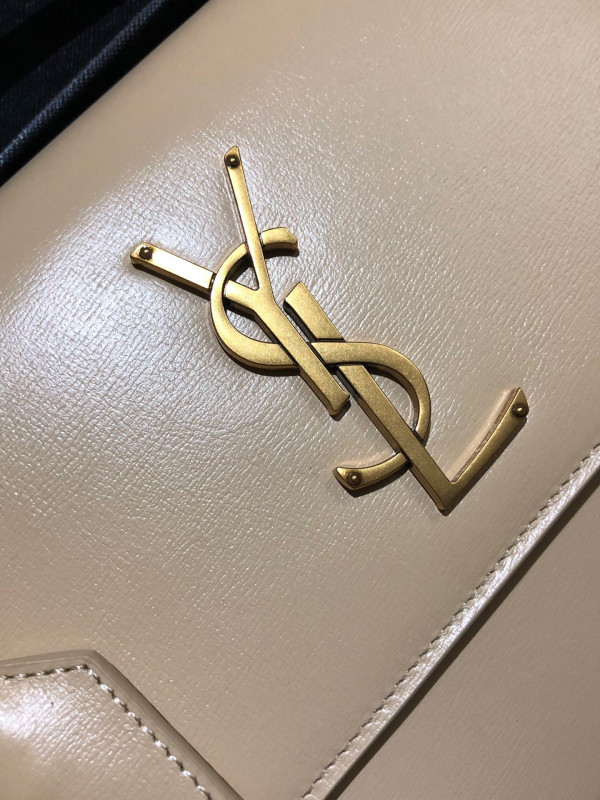 Y*L medium sunset satchel in smooth leather