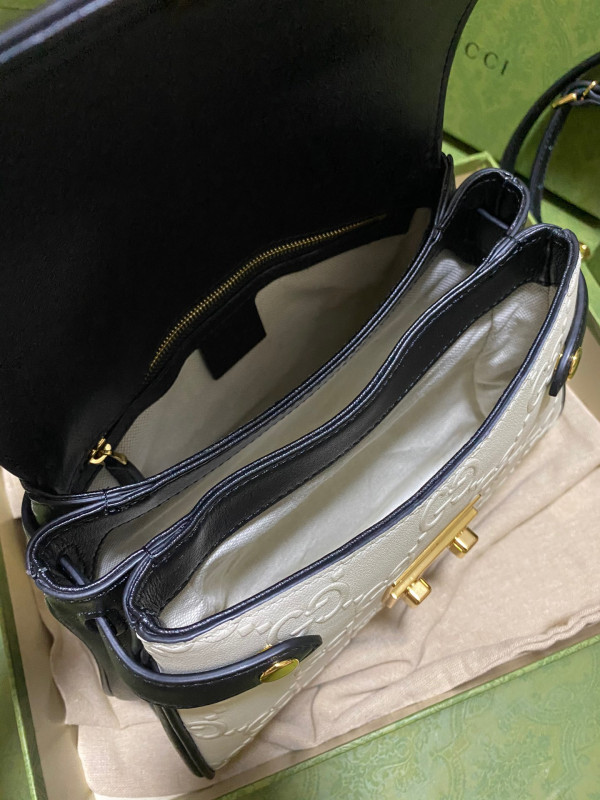 G*u*i small gg top handle bag