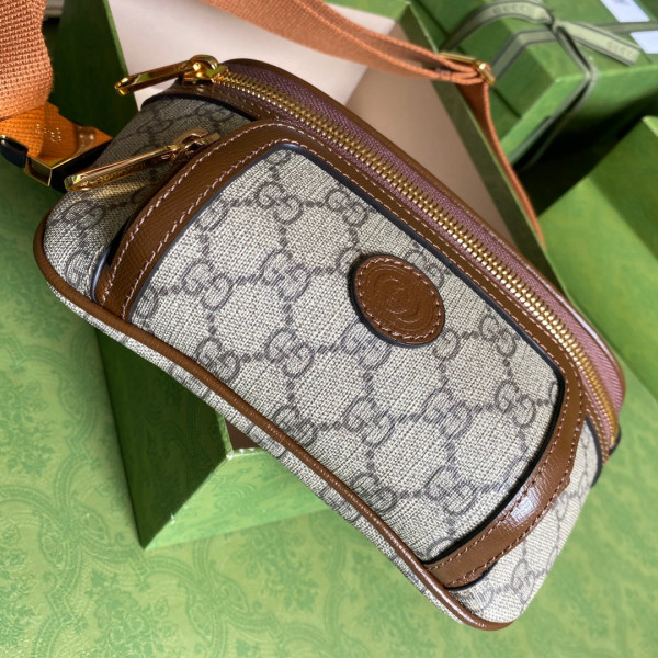 G*u*i belt bag with interlocking g