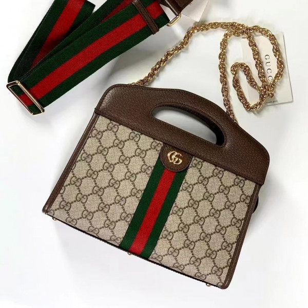 G*u*i ophidia small tote with web