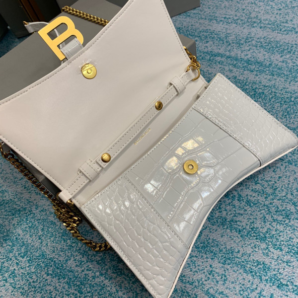 Ba*len*cia*ga hourglass chain bag