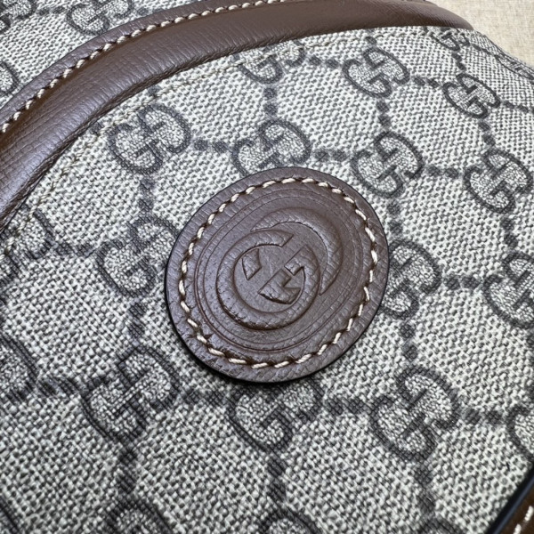 G*u*i large shoulder bag with interlocking g
