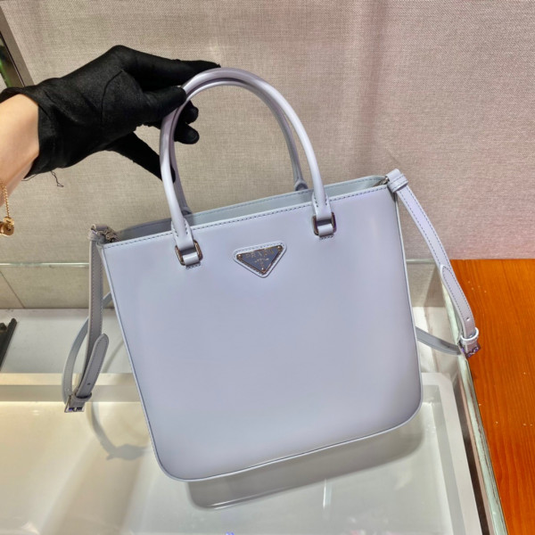 Pra*a large brushed leather tote
