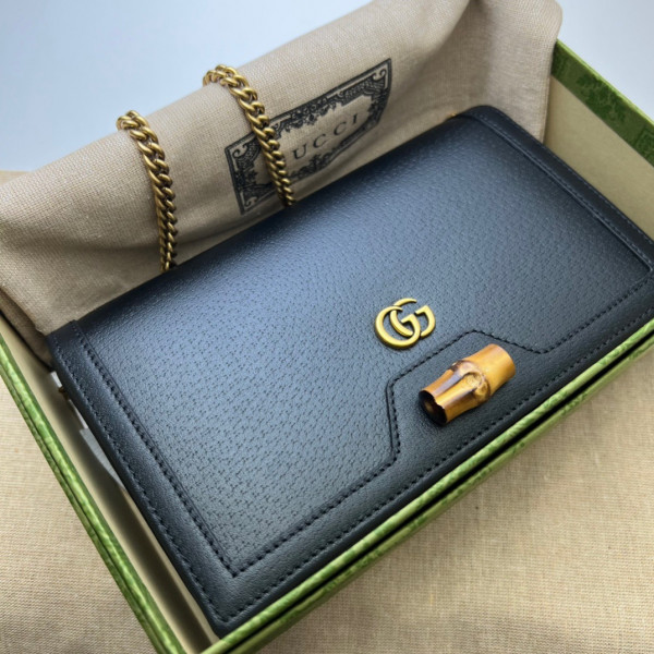 G*u*i diana mini bag with bamboo