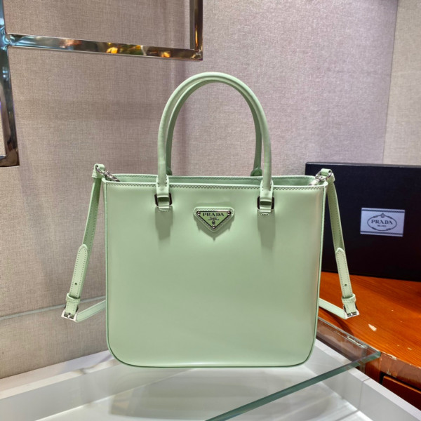 Pra*a large brushed leather tote
