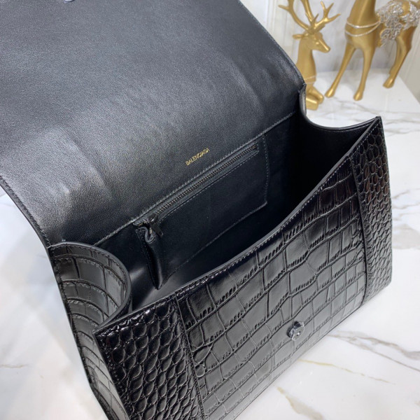 Ba*len*cia*ga hourglass top handle bag