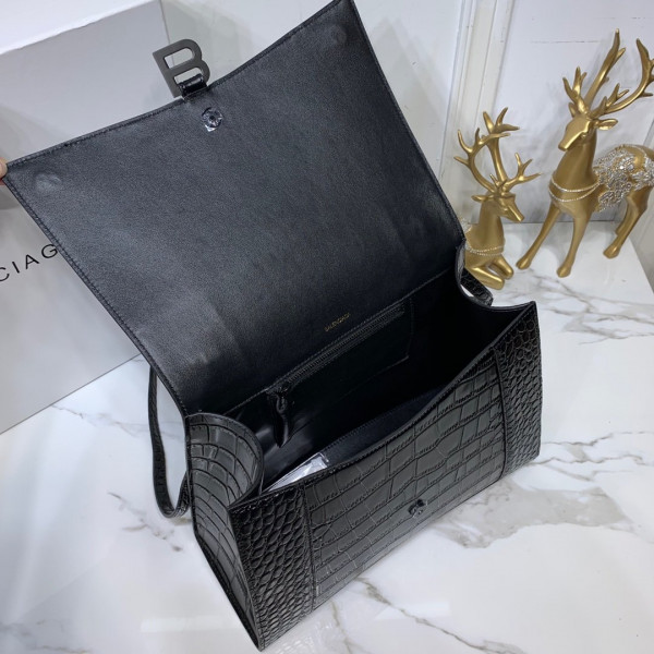 Ba*len*cia*ga hourglass top handle bag