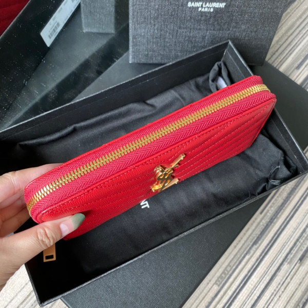 Y*L monogram zippy wallet