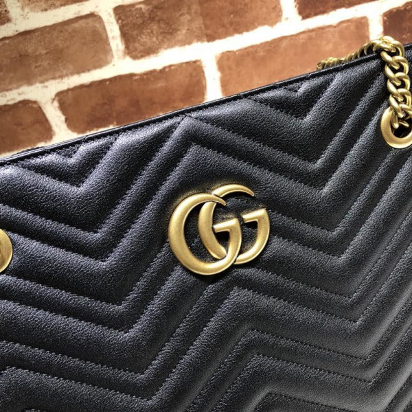 G*u*i gg marmont matelassé medium tote