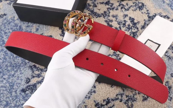 G*u*i calf leather belt