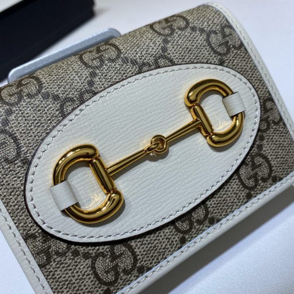 G*u*i horsebit 1955 card case wallet