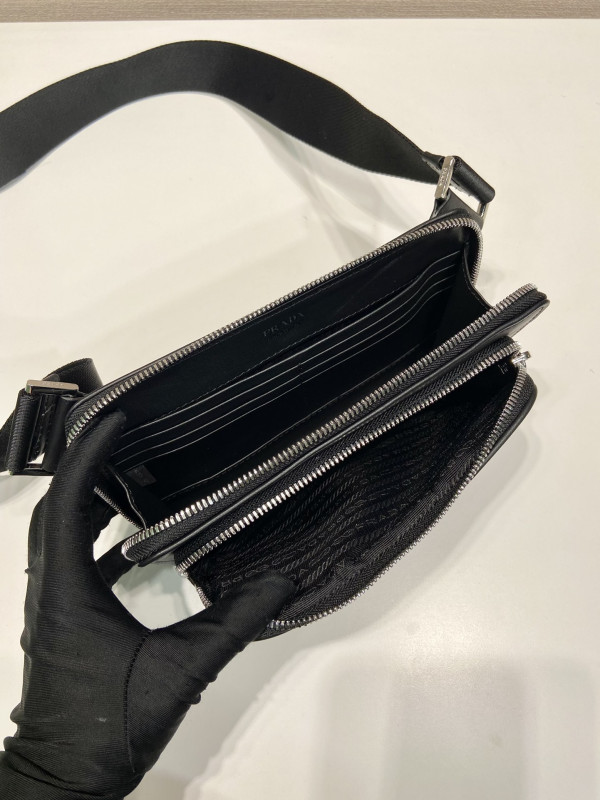 Pra*a leather belt bag