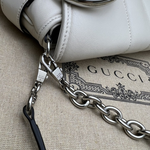G*u*i horsebit chain big shoulder bag