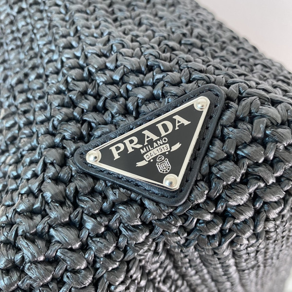 Pra*a crochet tote bag-48*34*16cm