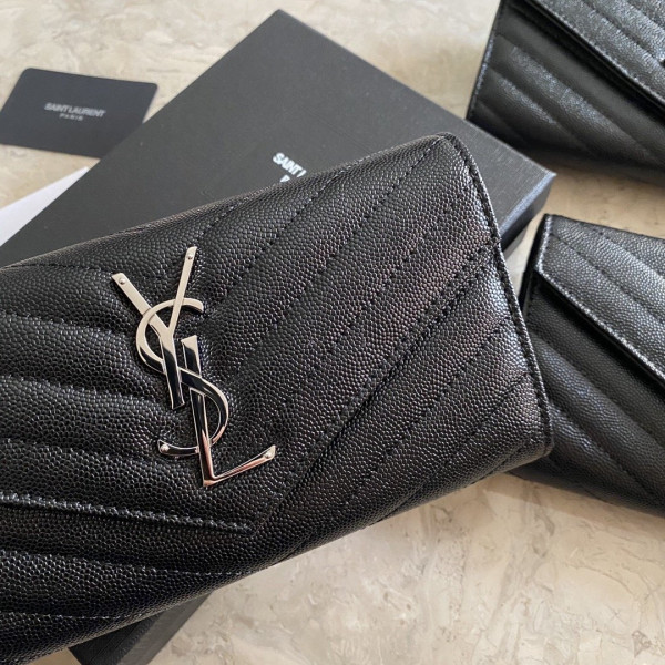 Y*L monogram large flap wallet