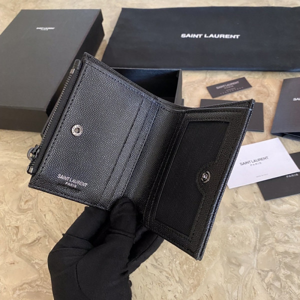 Y*L monogram zipped card case